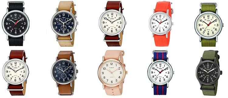 timex weekender models