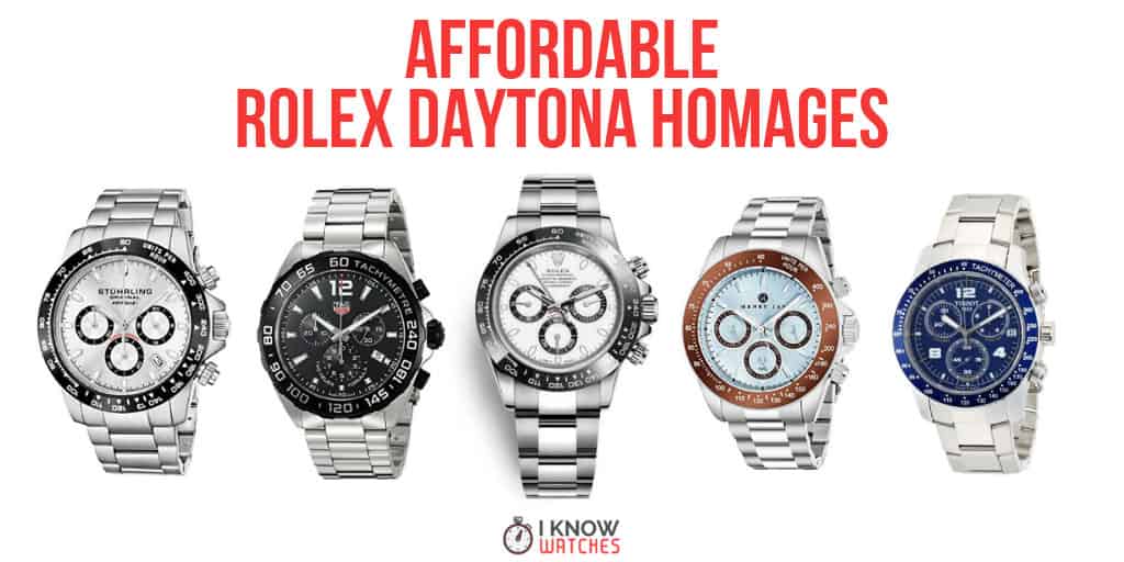 Affordable Rolex Daytona Homage Watches 