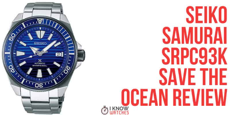 Seiko SRPC93K Save The Ocean Samurai Review