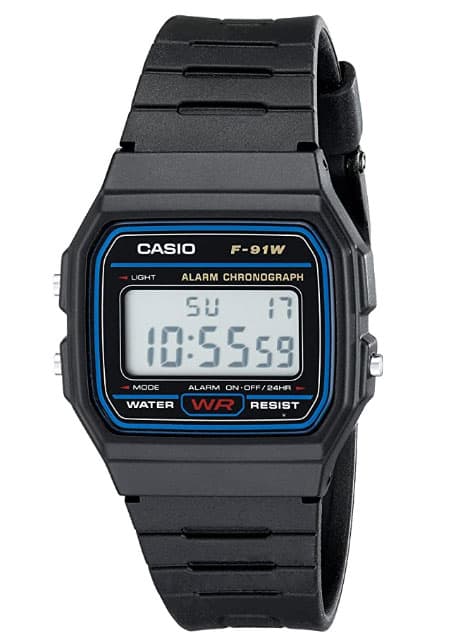 casio black retro