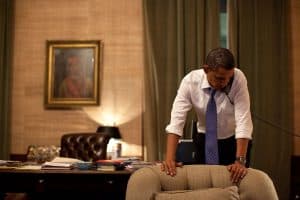 obama on phone wearing jorg-gray-watch