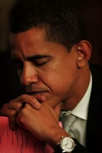 obama praying tag heuer series 1500