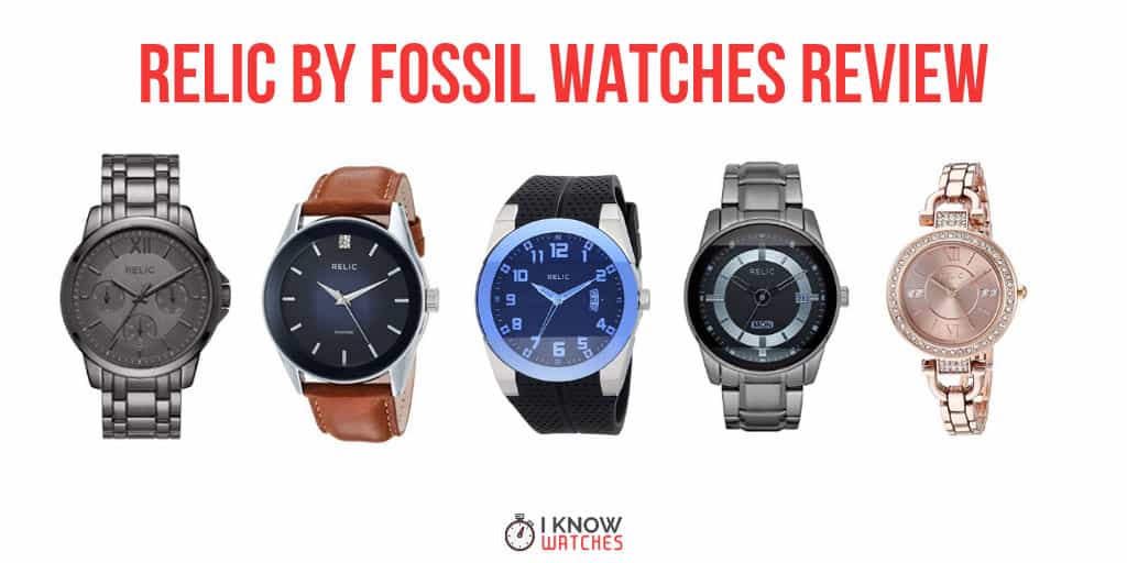 relic fossil watches