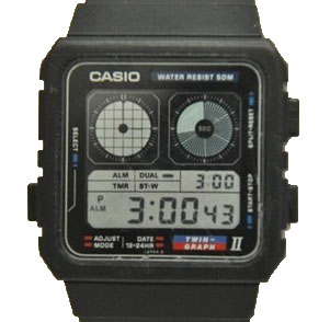 Casio AE 20W Twin Graph Watch 588 I Know Watches