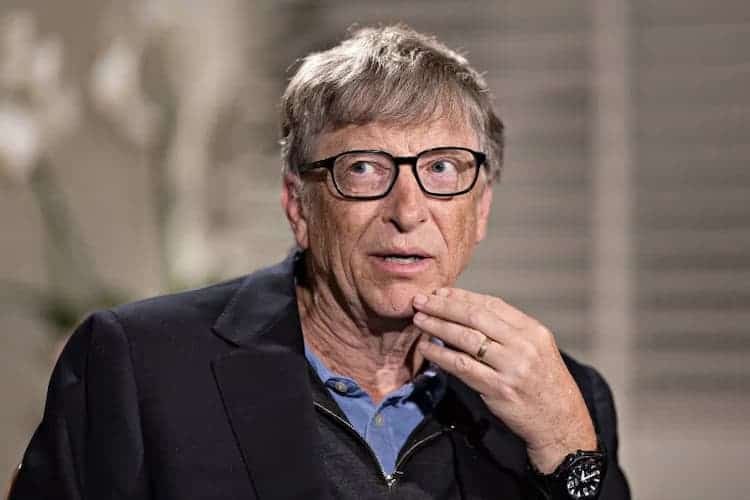 Bill Gates wearing Casio Mrw-200H-1B2vdf