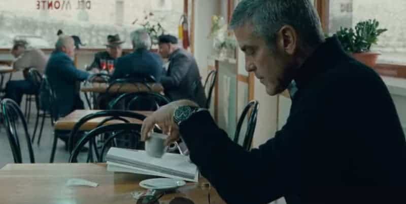 clooney in the american - omega speedmaster professional