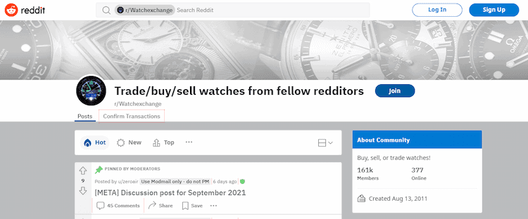 Reddit WatchExchange