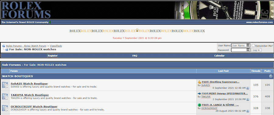 Rolex Forums