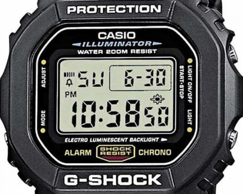 casio g-shock dw-5600 dial