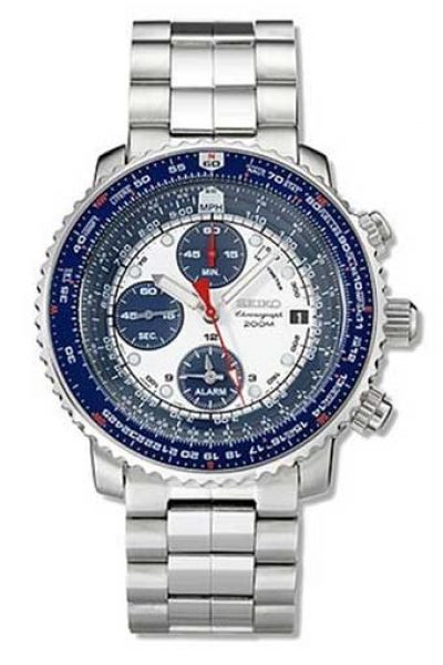 Seiko flightmaster 2025 blue white